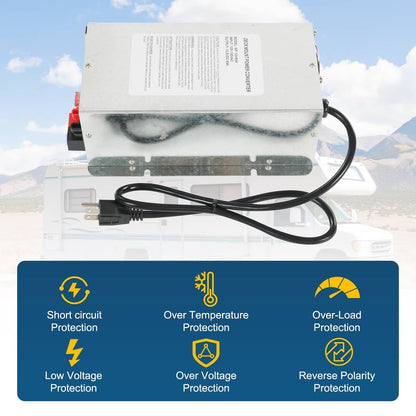 Solidspare WF-9865 65 Amp Power Converter Charger RV Trailer Camper WF-9865-AD-CB WF-9800