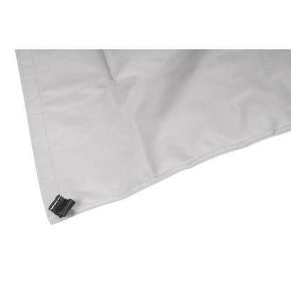 Solidspare Gray Boat Sun Shade 304 Stainless Steel+Fabric Canopy For Universal Boat