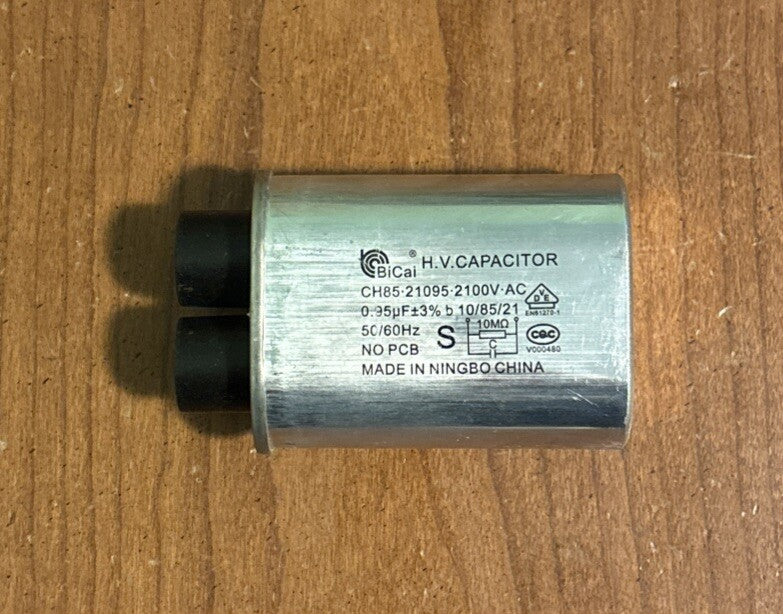 OEM Genuine LG Microwave Capacitor Assembly, Part #0CZZW1H004K, 0CZZW1H004L
