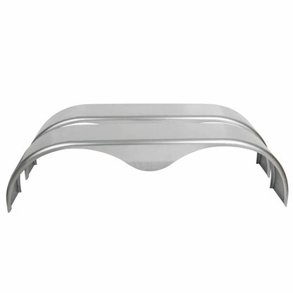 Solidspare 2PC Tandem Axle Trailer Fenders Teardrop Round For 13" 14" 15" Enclosed Trailers