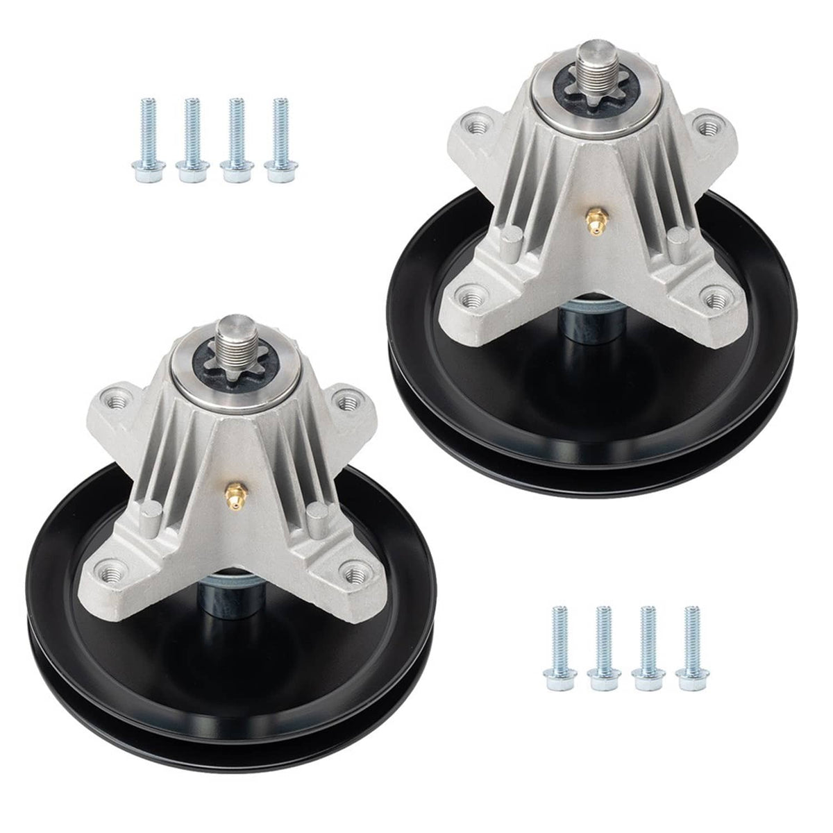 Solidspare For MTD Cub Cadet 46 Inch Deck XT1-LT46 XT2-LX46 918-06977A Spindle (2 Packs)