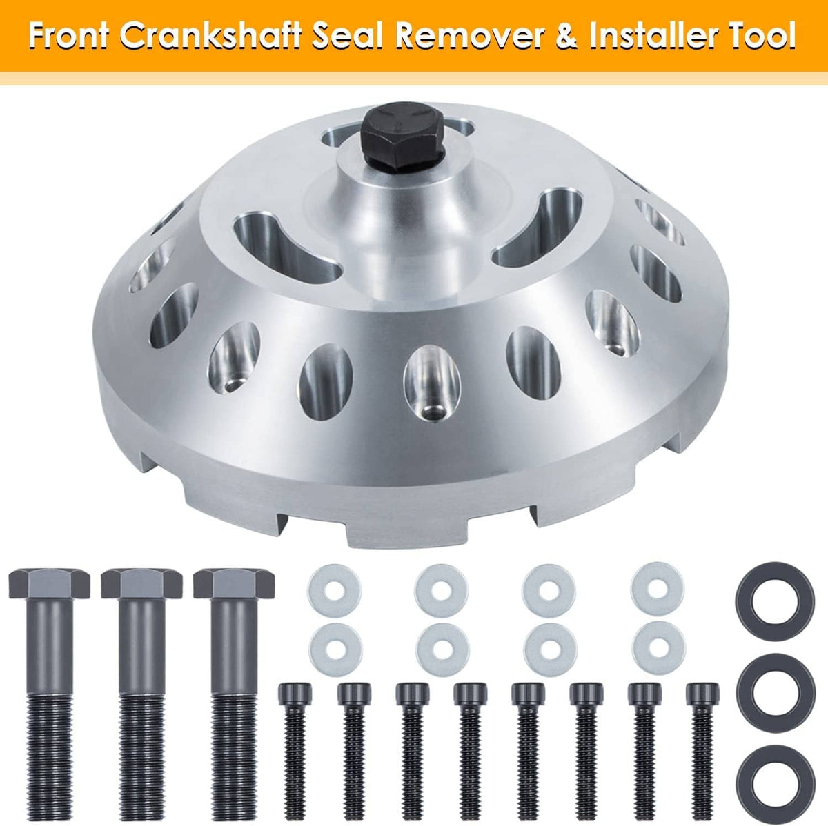 Solid Spare For Cummins ISX/QSX Front & Rear Crankshaft Seal Remover & Installer Tool Kit