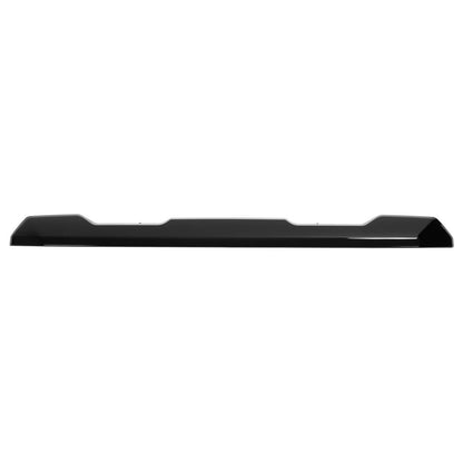 Solid Spare Front Upper Top Grille Hood Molding Trim Black For 20-23 GMC Sierra 2500 3500 HD