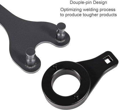 Solid Spare For Toyota 3.4L Cam Pulley Holder & Crankshaft Crank Harmonic Damper Pulley Tool