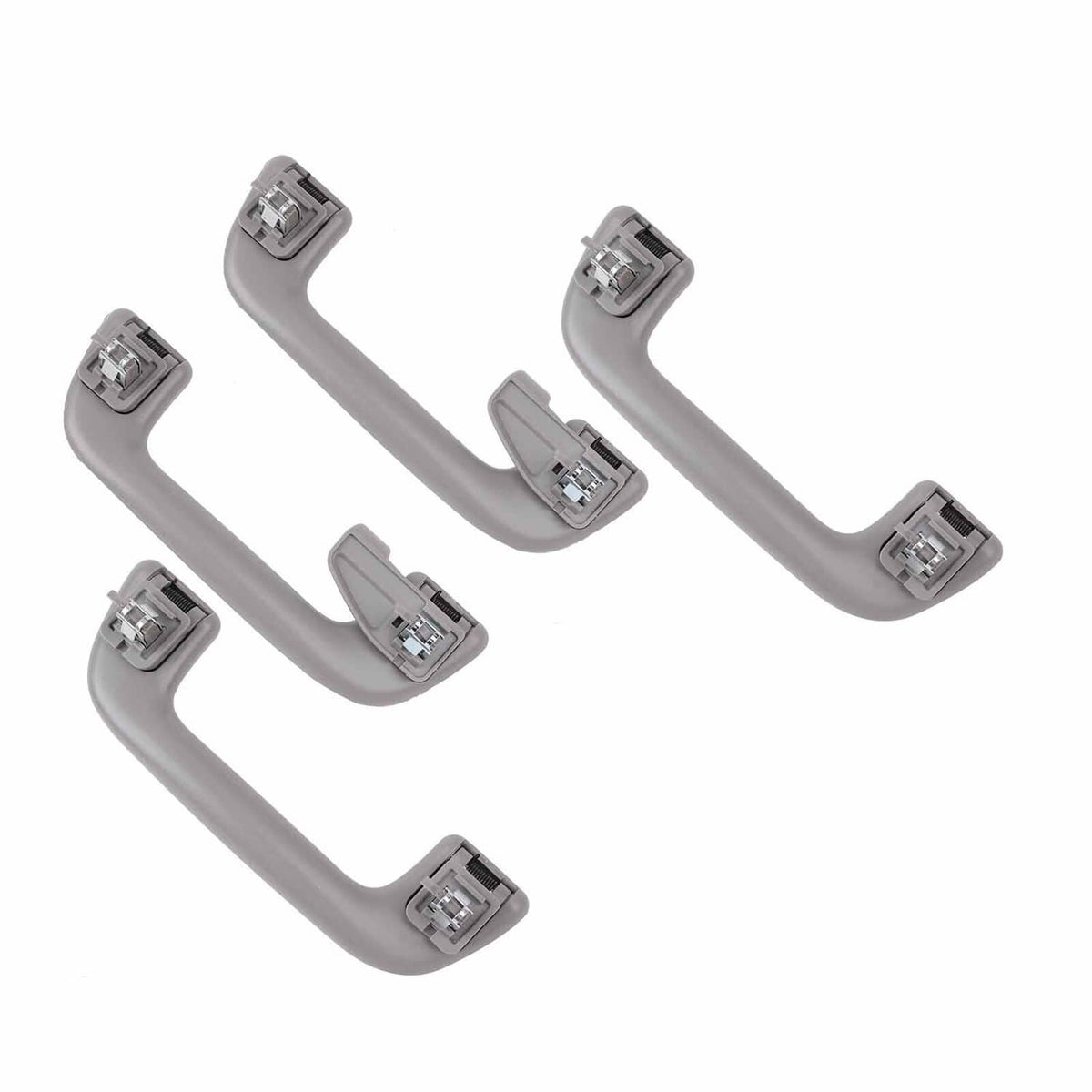 Solidspare 4Pcs Front & Rear Gray Inner Roof Ceiling Pull Handle Grab For 2006-2017 Toyota