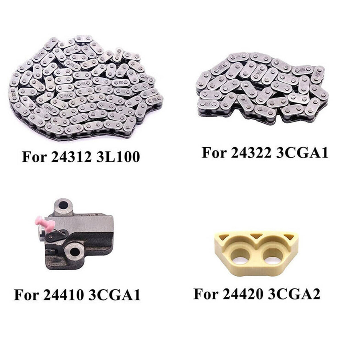 Solidspare Engine Timing Chain Kit For Hyundai KIA Santa Fe Sorento Azera 3.8 24410-3CGA3