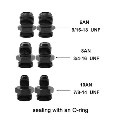 Solidspare Inline Fuel Filter 100 Micron with 6AN 8AN 10AN Adapter Universal Cleanable 58mm