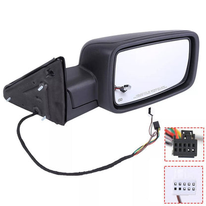Solidspare Right/Passenger Side For 13-19 Ram 1500 Manual Fold+Heated+LED Signal Mirror New