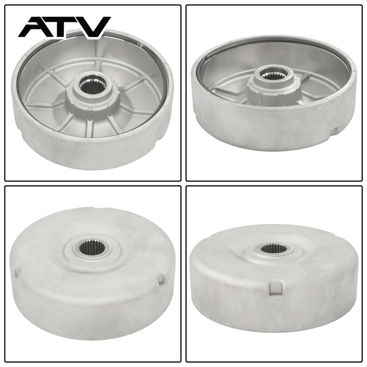 Solidspare Rear Brake Drum Hub for Honda Rancher 350 400 TRX350 TRX400 2x4 4x4 2000-2007