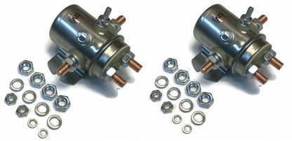 (2) 12V Single Pole Double Throw Solenoid replaces Auto Crane 300105, 300105-001