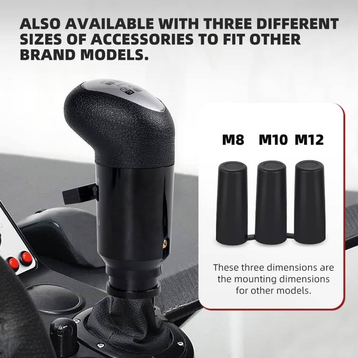 Solid Spare Gear Shift Knob for Scania Truck ATS ETS H-Shifter for Logitech G25 G27 G29