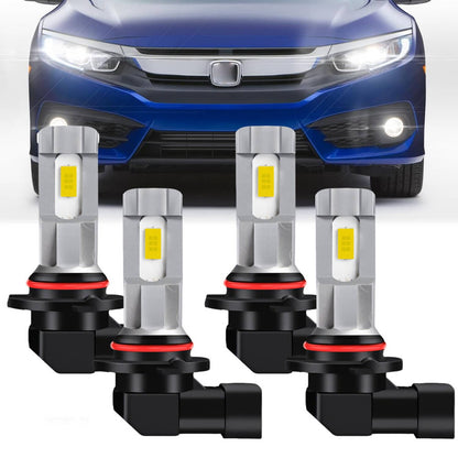 Solidspare 6000K LED Headlight Bulb High & Low Light For 2004-2015 Honda Civic Sedan 4-Door