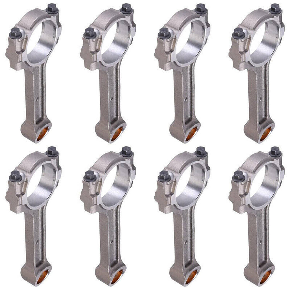 Solidspare 8Pcs Floating Pin Connecting Rod 12577583 For GM 5.3L 6.0L 6.2L LS2 LS3 Gen IV