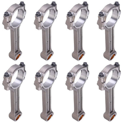 Solidspare 8Pcs Floating Pin Connecting Rod 12577583 For GM 5.3L 6.0L 6.2L LS2 LS3 Gen IV