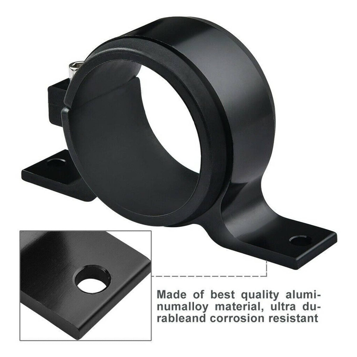 Solidspare 58MM  Fuel Pump Single Mount Bracket Fuel Filter External Bracket Clamp Cradle