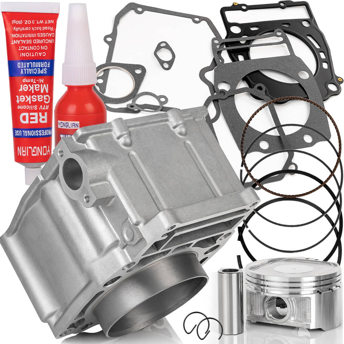 Solidspare Cylinder Piston Top End Kit for Polaris Ranger/Sportsman/Scrambler 500 1996-2012
