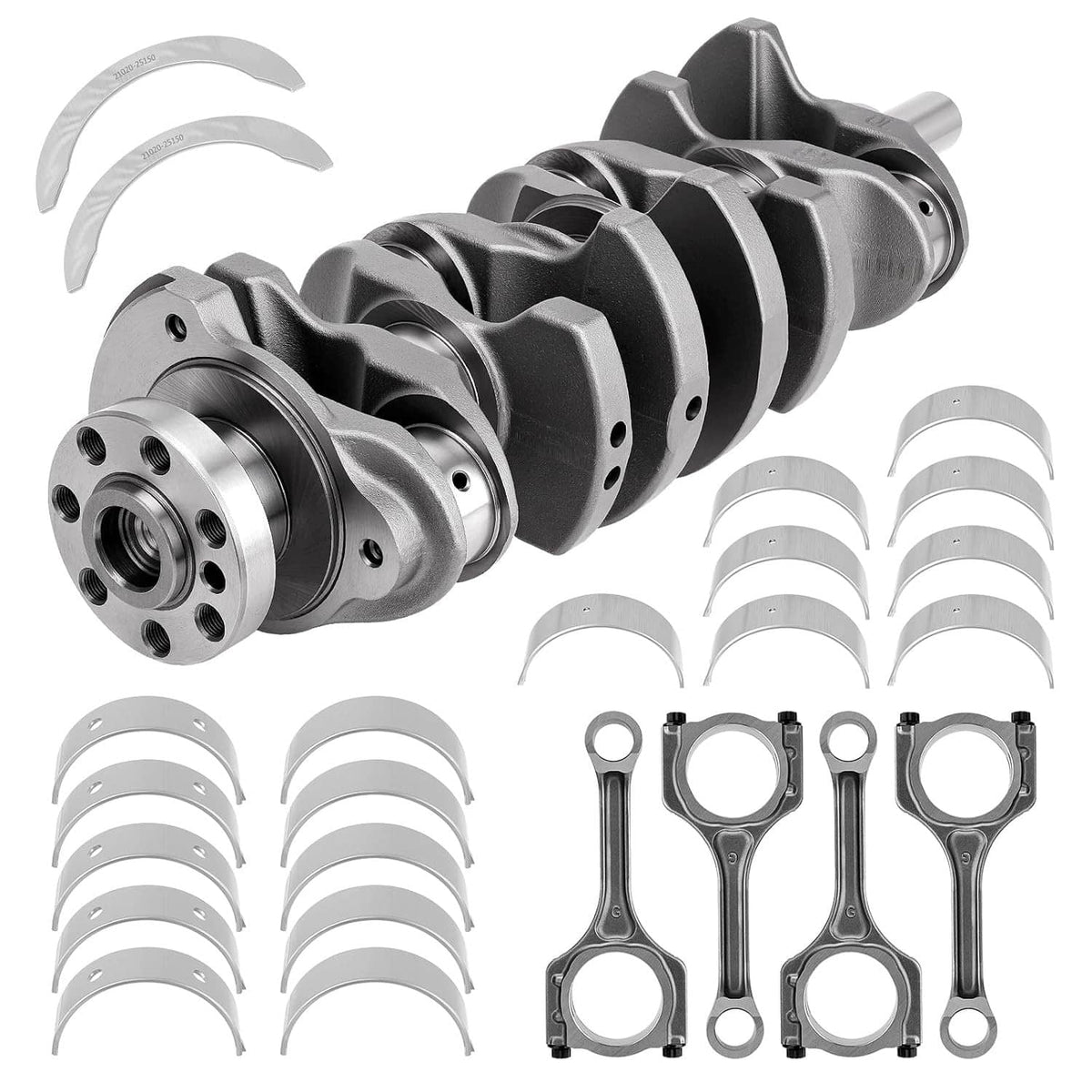 Solidspare Engine Crankshaft Connecting Rod For Hyundai Sonata/Santa Fe & Kia Optima 2.4L