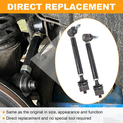 Solidspare Heavy duty steel Duty Tie Rod Ends Kit for Silverado 2500 HD 2001-2010 2K780100