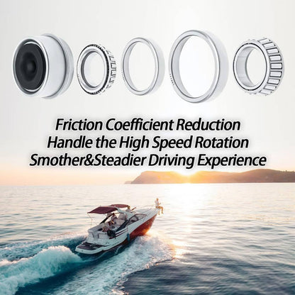 Solidspare 3500LB 1-1/16'' to 1-3/8" Boat Trailer Wheel Axle Bearing Seal Kit L68149 L44649