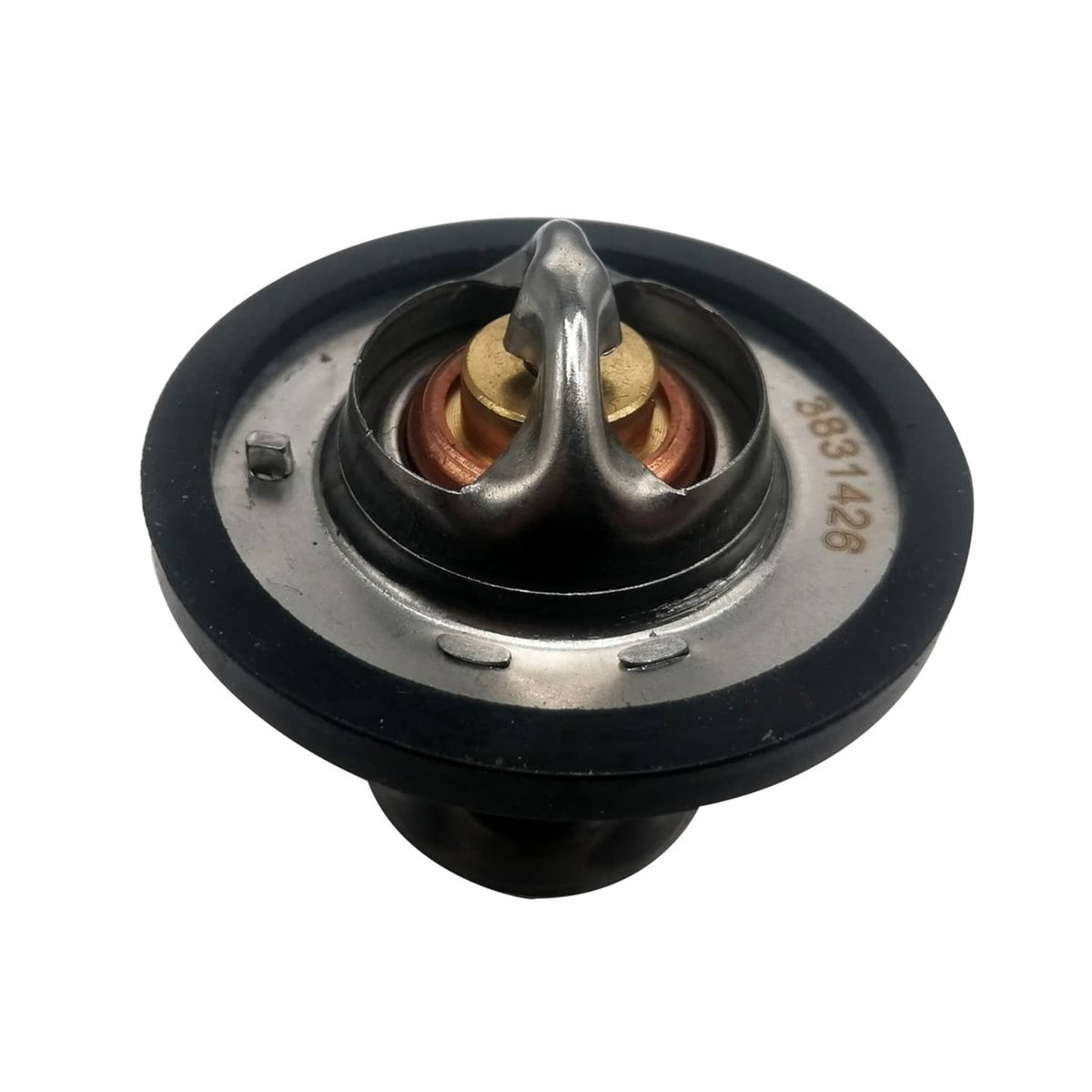 Solid Spare Thermostat Kit with O-Ring 3831426 For Volvo Penta 4.3 5.0 5.7 8.1 L V6 V8