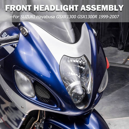 Solidspare New Motorcycle Front Headlight Headlamp For 1999-2007 Suzuki Hayabusa GSX1300R