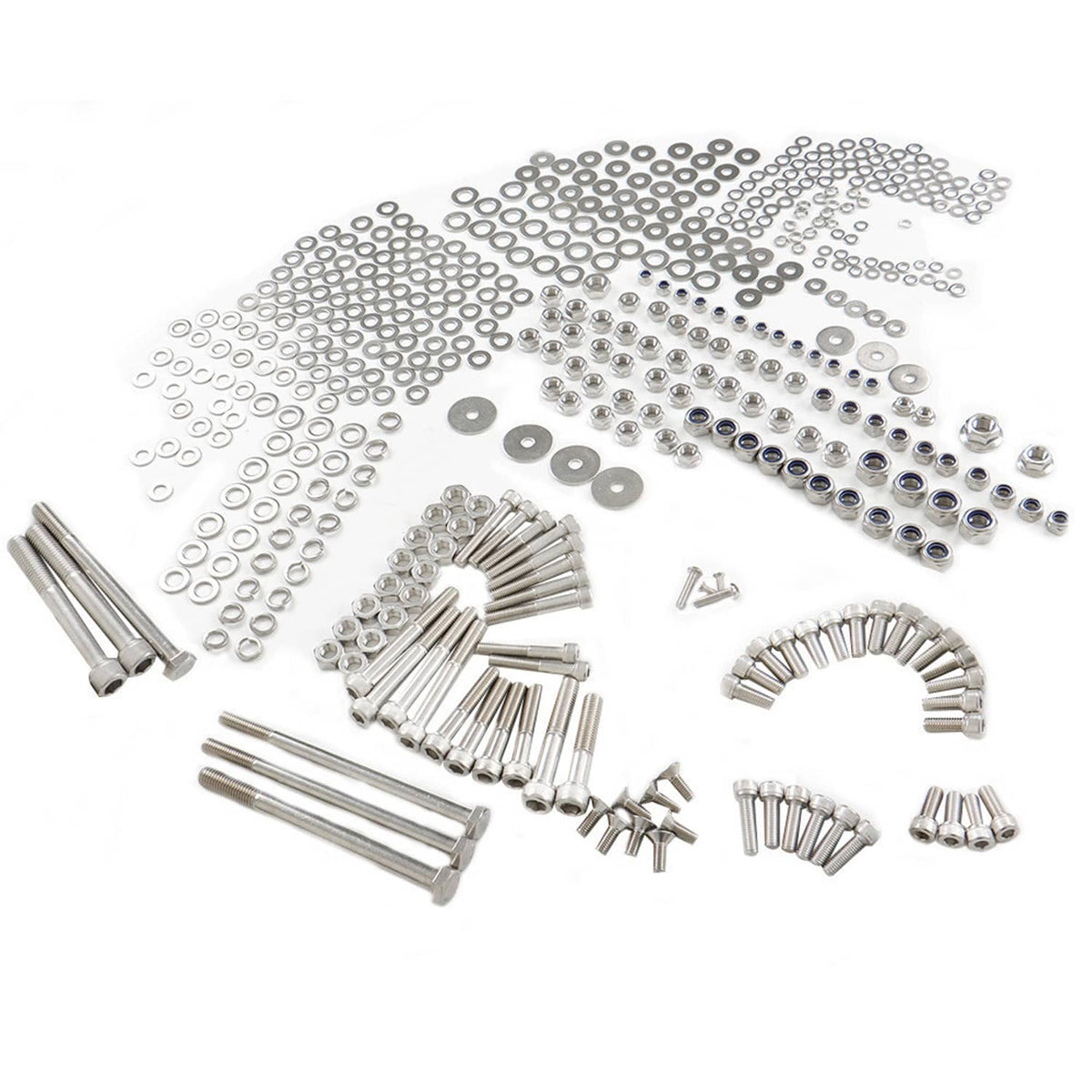 Solidspare For YAMAHA YFZ350 BANSHEE STAINLESS STEEL ATV BOLT SCREW KIT 667 PIECE
