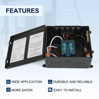 Solidspare For Inverter, shore power or generators TS-30 30 Amp Automatic Transfer Switch