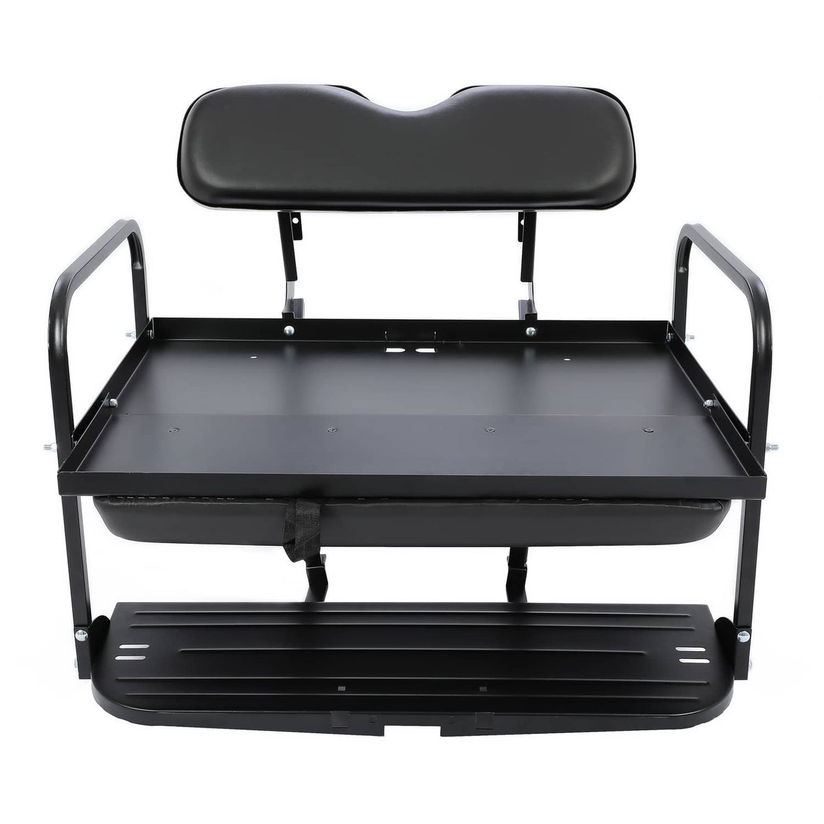 Solidspare For Yamaha G14-G22 Golf Cart Rear Seat Kit For G16 G19 G20 G21 Black Cushion