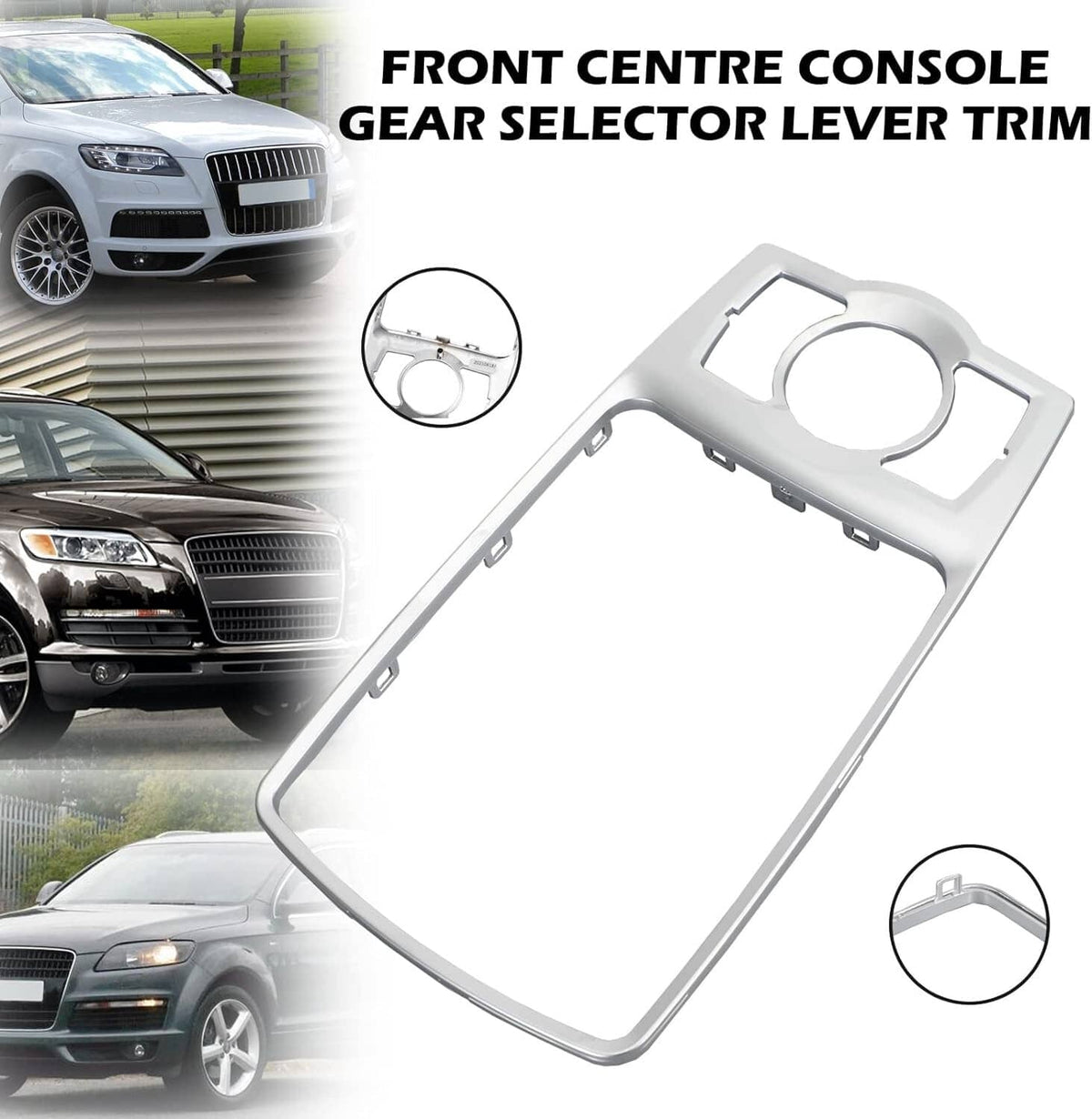 Solid Spare 4F0864260A Central Console Chrome Gear Selector Trim for Audi A6 C6 2005-2011