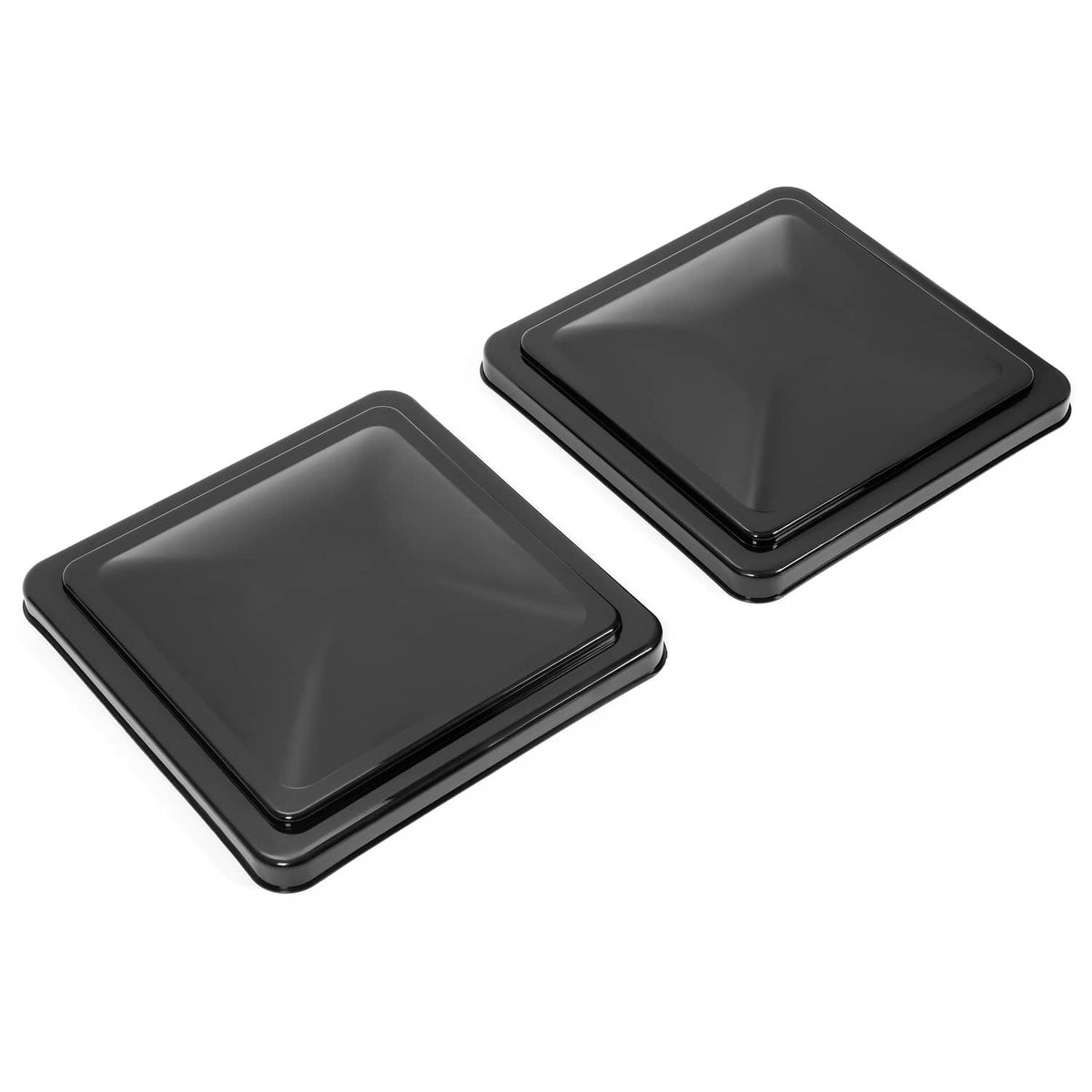 Solidspare (2) pcs 14"X14" RV Roof Black Vent Cover For Camper Trailer roof Vent Cover