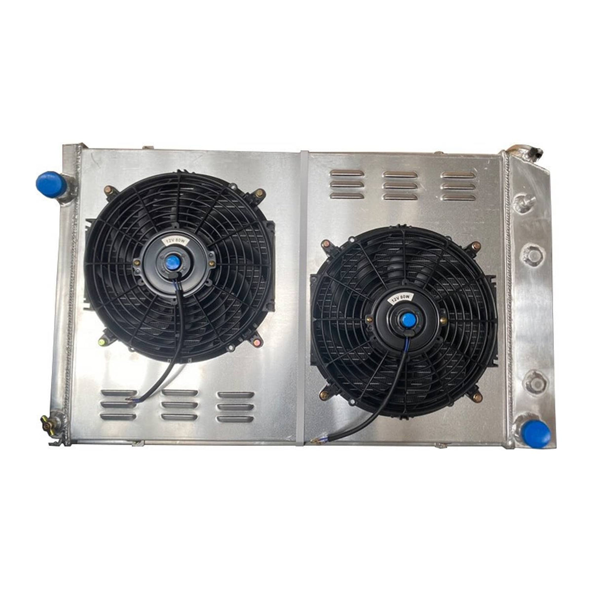 Solidspare 4 Row Core Radiator Fan Shroud For Chevy 1973-1987 C10 C20 C30 Pickup Truck GMC