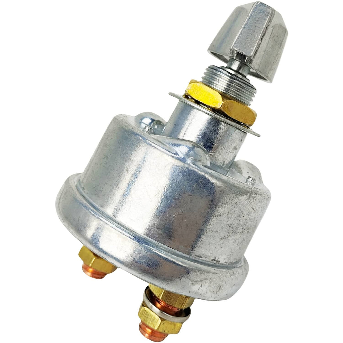 Solid Spare Master Battery Disconnect Switch Kill 2 Post SPST Cut Race Car Boat Off ON-Off