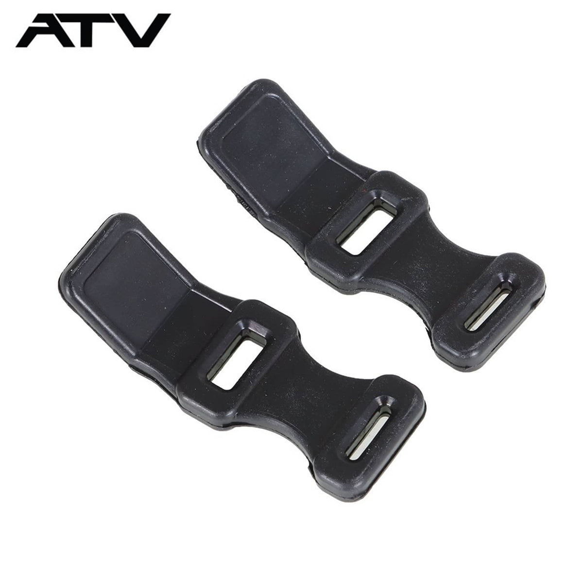 Solidspare 2pcs Rear Rack Door Rubber Straps For Honda 1988-1994 TRX300 Fourtrax 2x4 4x4