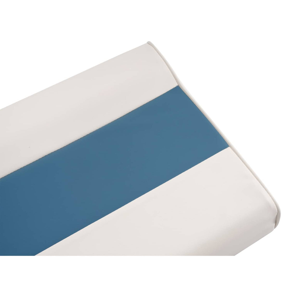 Solidspare #8WD95-1B-204 28" Pontoon Bench Seat Cushion Set Navy/White/Blue