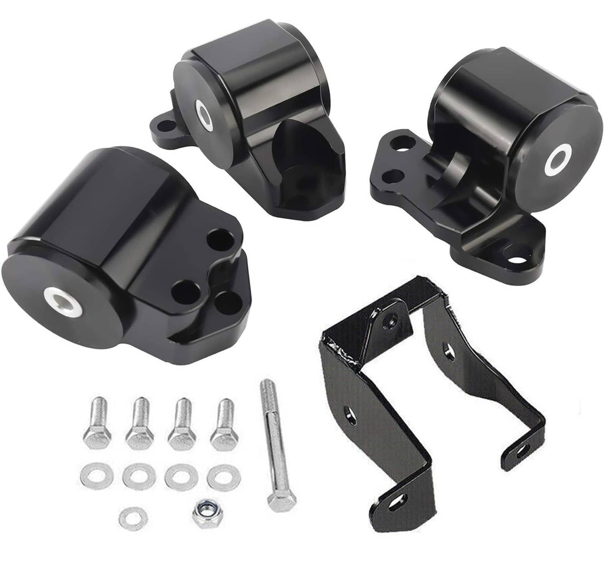 Solidspare 3-Bolt Engine Swap Mount Kit For 1996-2000 Honda Civic EK B16 B18 B20 B/D Series