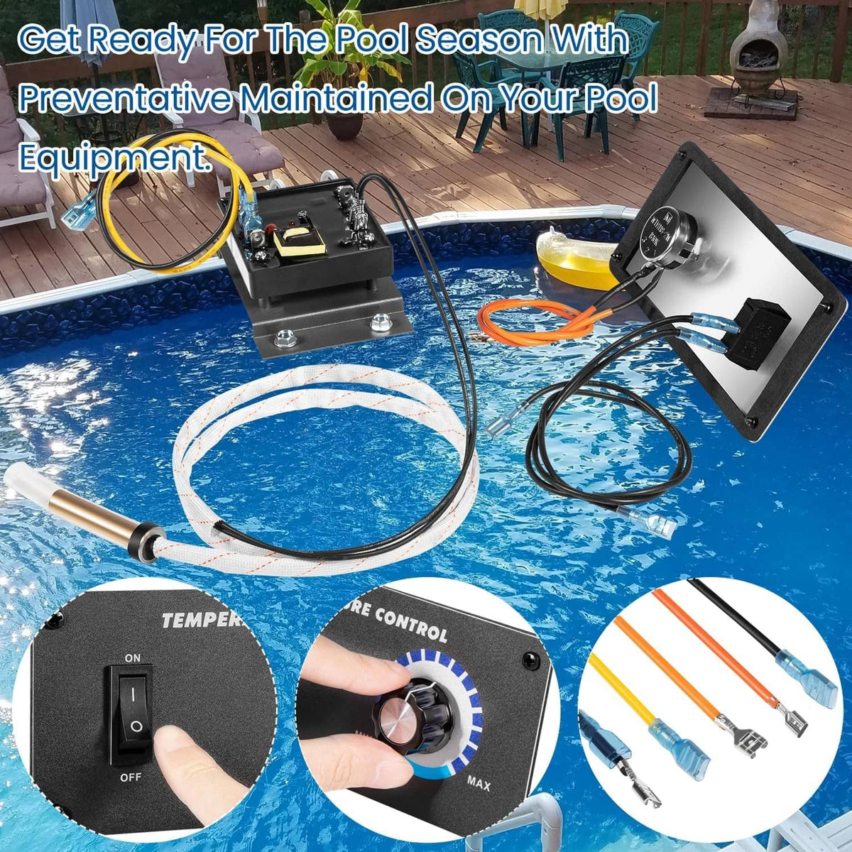 Solid Spare for Jandy R0058200 Teledyne Laars Temperature Control for Pools 47-295-1652