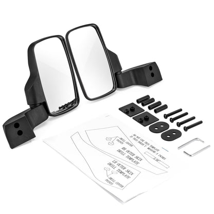 Solidspare For Polaris Ranger 1000/XP1000/Crew/Northstar Pro XD Door Mounted Side Mirrors
