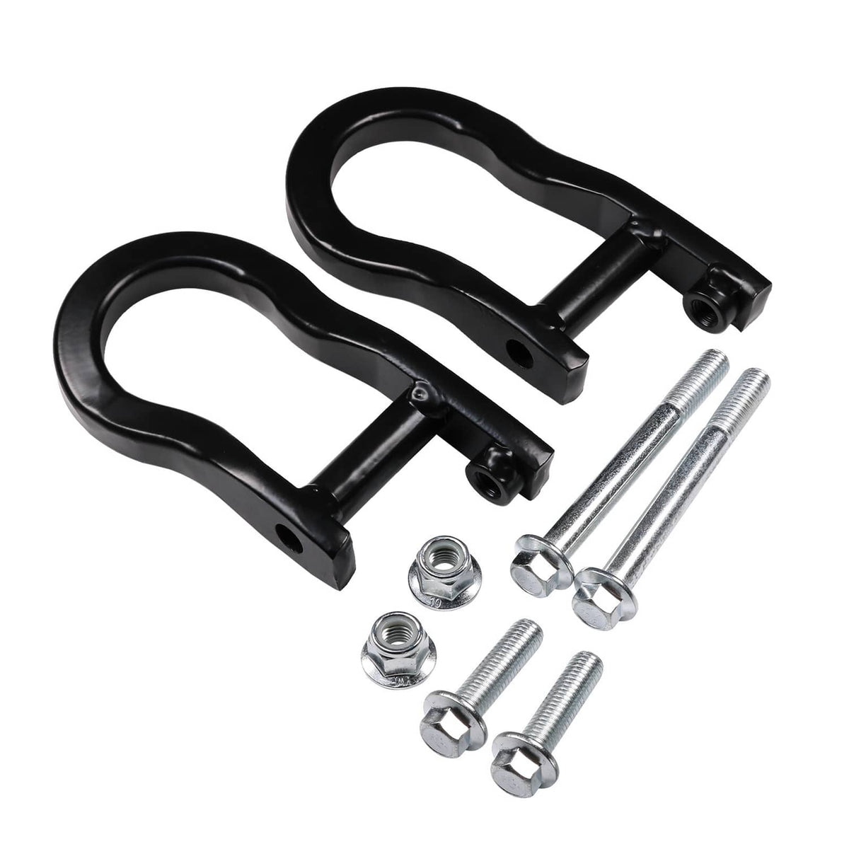Solidspare Black Tow Hooks kit For GM Chevrolet Silverado Sierra 1500 2007-2019 84072463