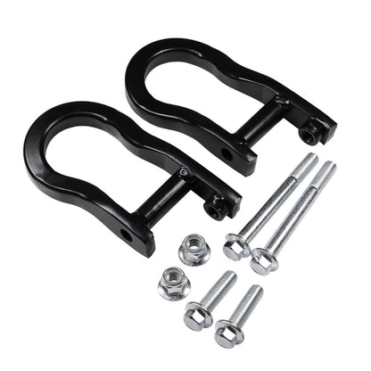 Solidspare Black Tow Hooks kit For GM Chevrolet Silverado Sierra 1500 2007-2019 84072463