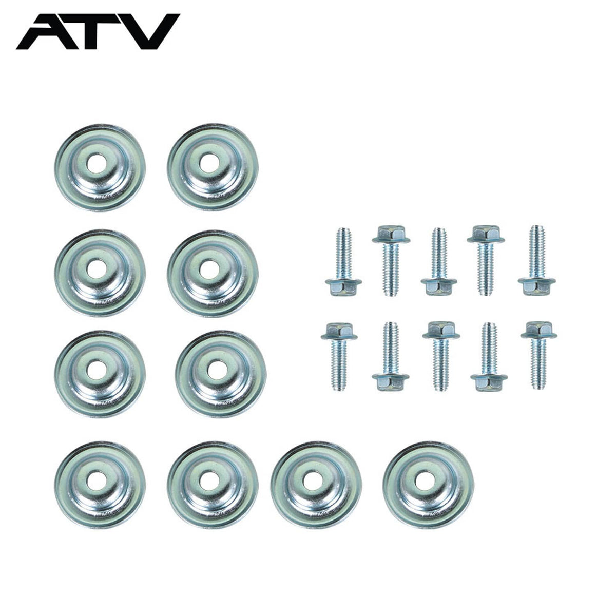Solidspare For All Polaris General Ranger RS1 RZR 20 Pcs UTV Skid Plate Washer Bolt