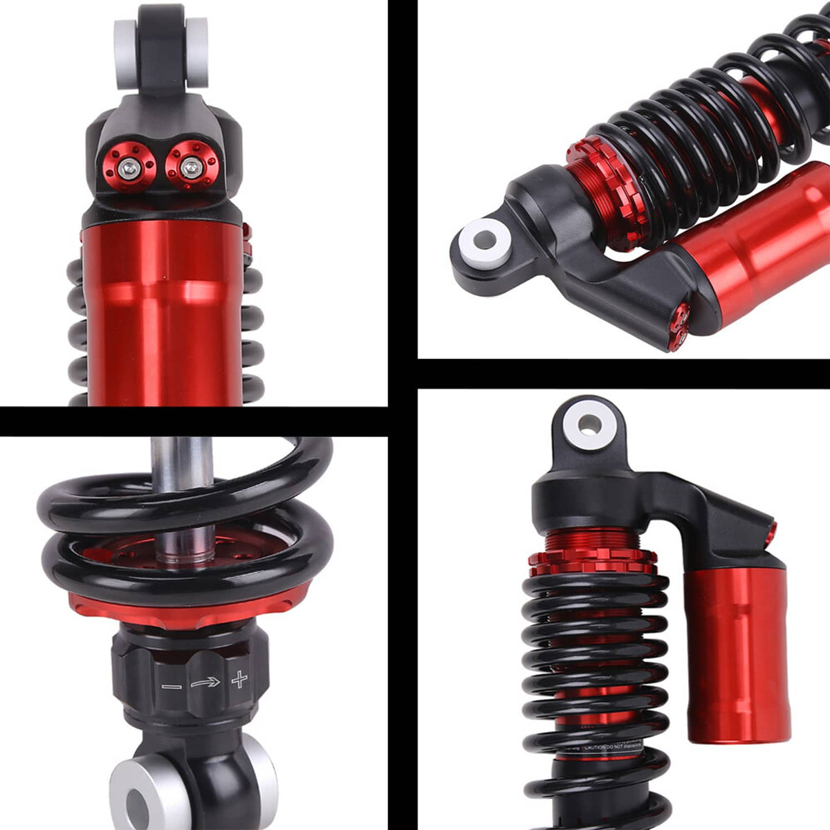 Solidspare UPGRADED FRONT AIR SHOCKS ABSORBERS FIT FOR YAMAHA BANSHEE 350 YFZ350 1987-2006