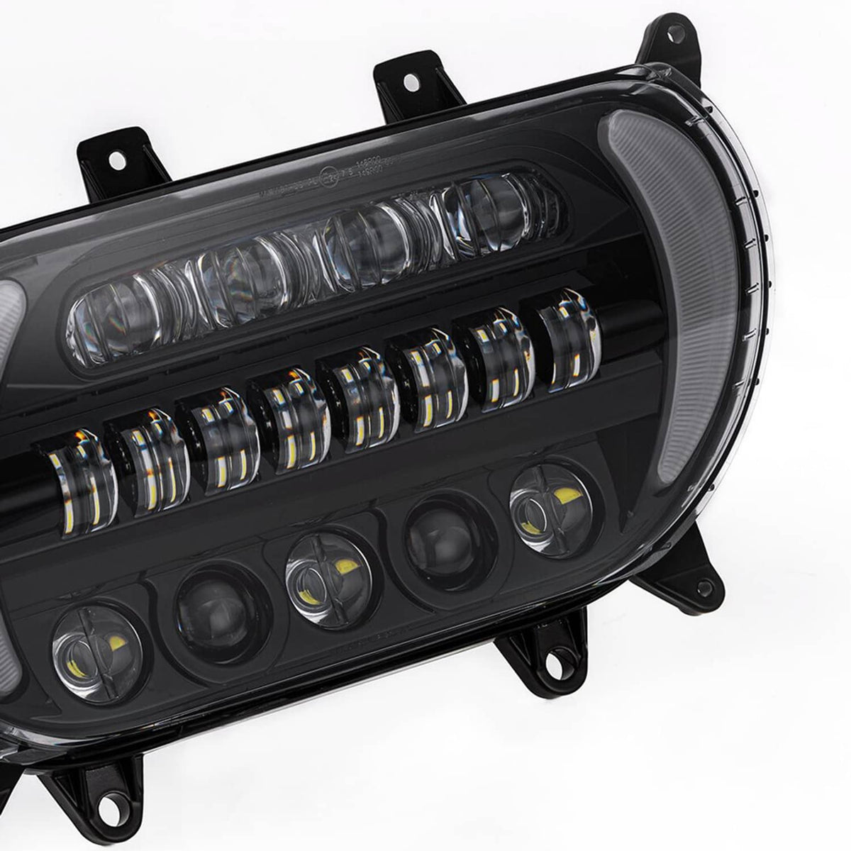 Solidspare Plug&Play For Harley Road Glide 2015-2024 LED Headlight DRL with High/Low Beam