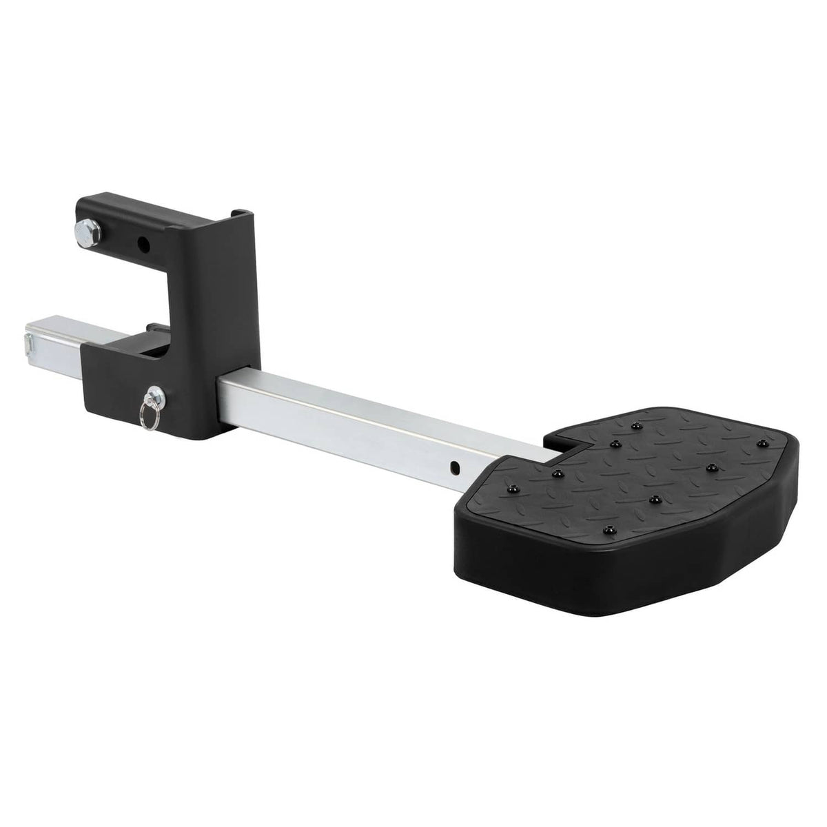 Solid Spare 2" Receiver 500LB Hitch Truck Step XL Telescoping Up to 32" for Large Truck SUVs