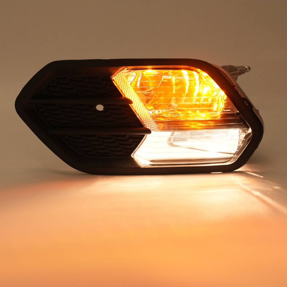 Solid Spare Left Driver Side Bumper Fog Light For Ford Escape 2017 2018 2019 w/Black Cover