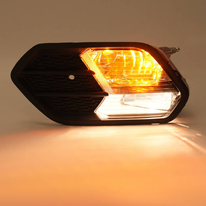 Solid Spare Left Driver Side Bumper Fog Light For Ford Escape 2017 2018 2019 w/Black Cover