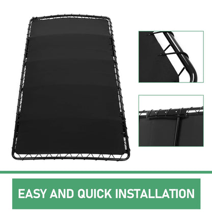 Solidspare 85" Golf Cart Roof Top Kit Sun Top For Club Car Precedent Tempo Onward 4-Seat