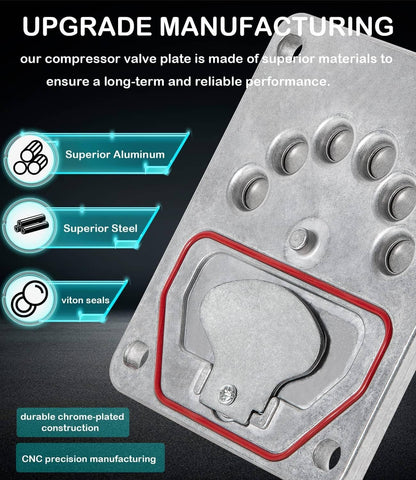 Solid Spare ZAC0032 Valve Plate Kit for Craftsman,Dewalt,Porter Cable,DeVilbiss,Black Decker
