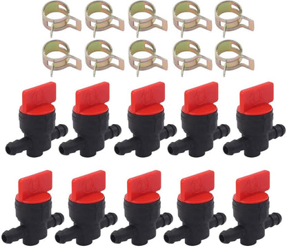 10 pcs 1/4" IN-LINE CUT-OFF VALVE B&S 494768 698183 5091 697947 AM107340 AM36141