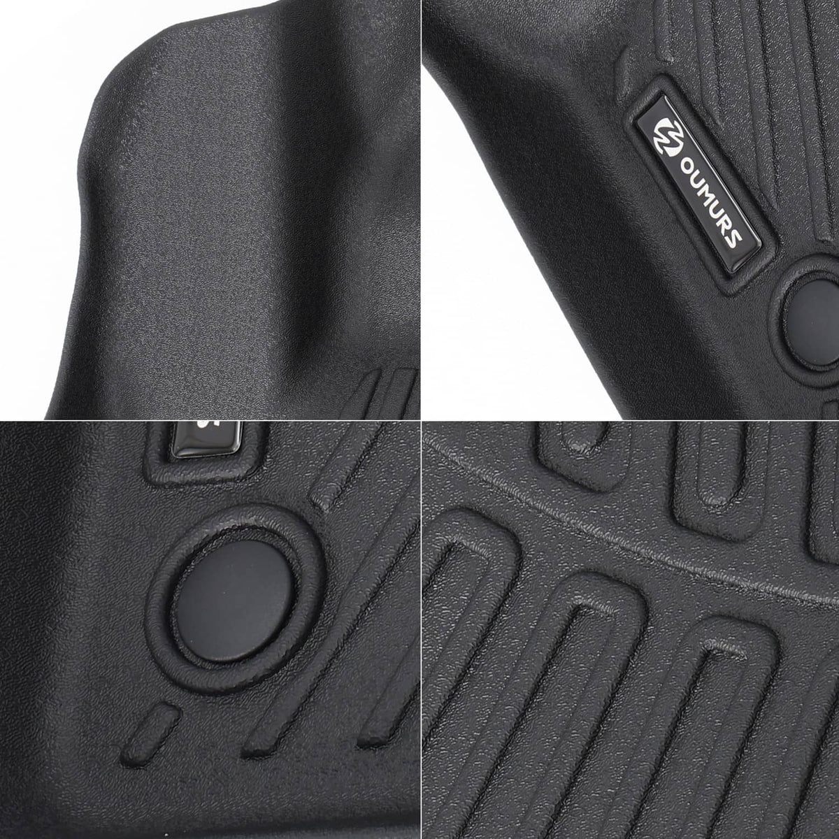 Solidspare TPE Floor Mats & Cargo Liners For 2017-2020 Ford Fusion All-Weather Black 4Pcs
