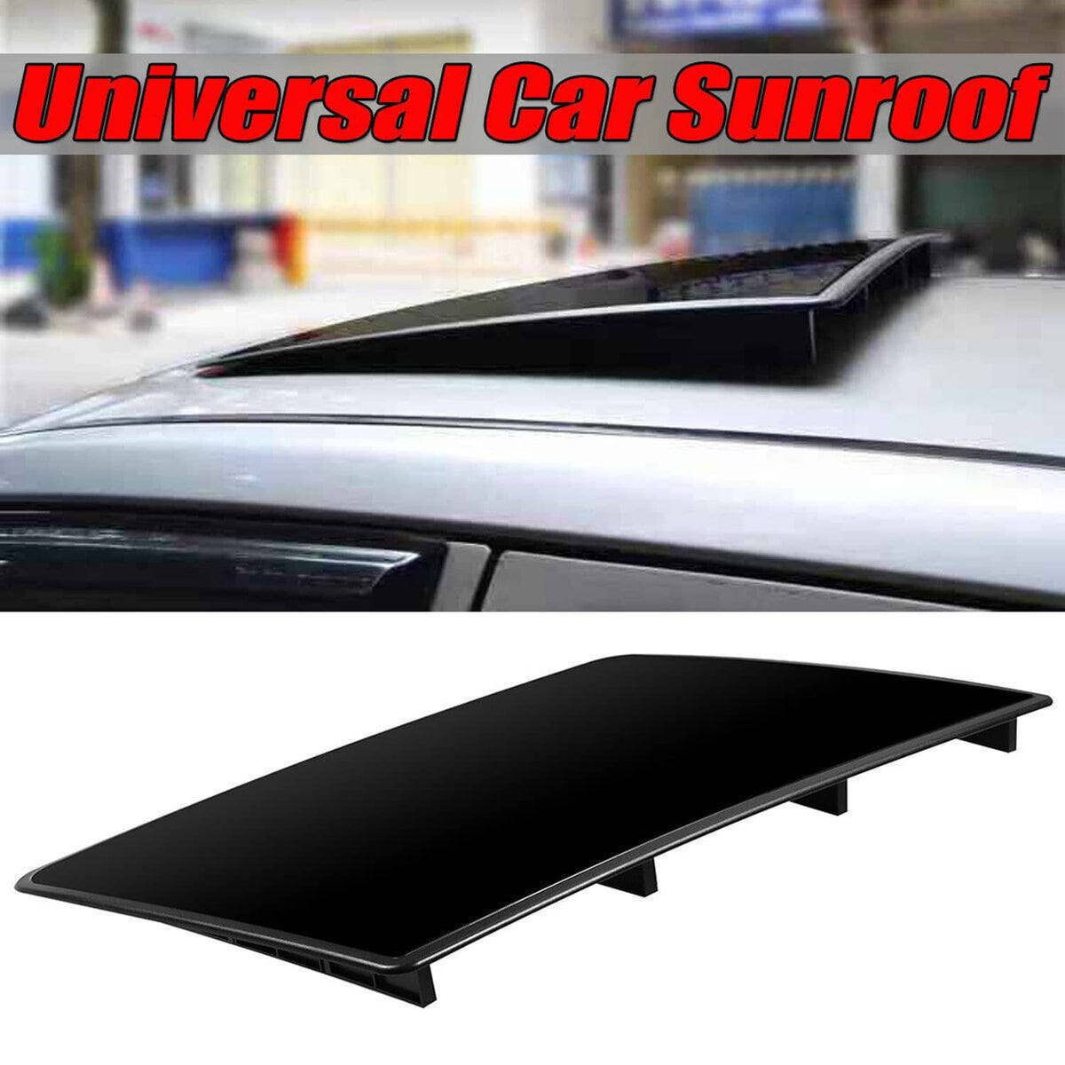 Solidspare Universal New Car Sunroof Cover Imitation Sunroof Roof Sunroof DIY Decoration